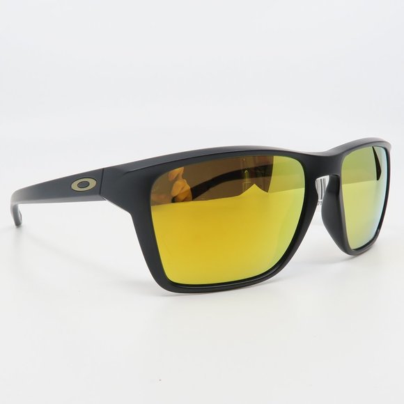 OO9448-1557 Oakley Matte Black SYLAS Polarized Sunglasses with case - Picture 3 of 6